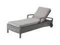 CALIFORNIA SUNLOUNGER WITH WHEELS & ARMRESTS