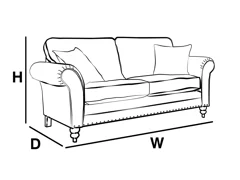 2 SEATER SOFA