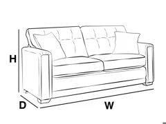 2 SEATER SOFABED - REGAL