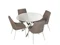 ROUND DINING TABLE & 4 JUPITER CHAIRS