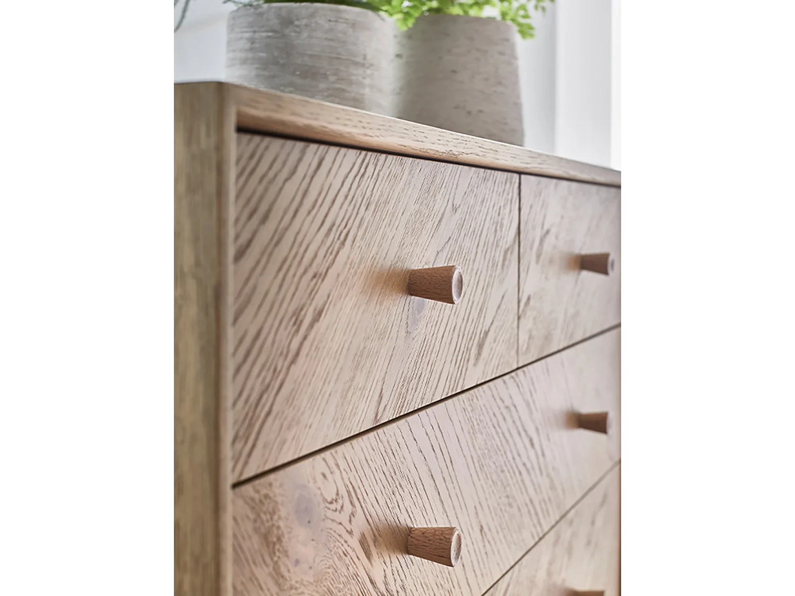 Ercol rimini 6 drawer deals tall wide chest