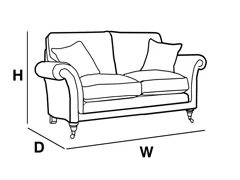 2 SEATER SOFA