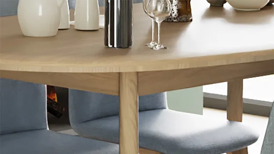 EXTENDABLE DINING TABLE