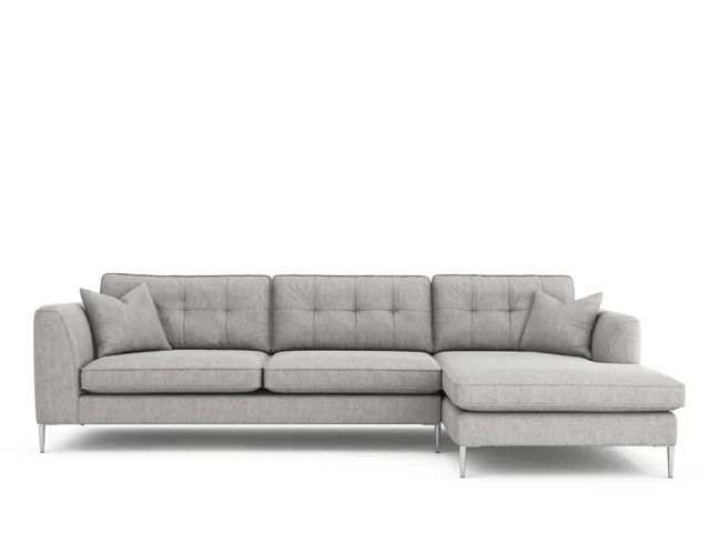 LARGE RHF CHAISE SOFA (2 LARGE SCATTERS)