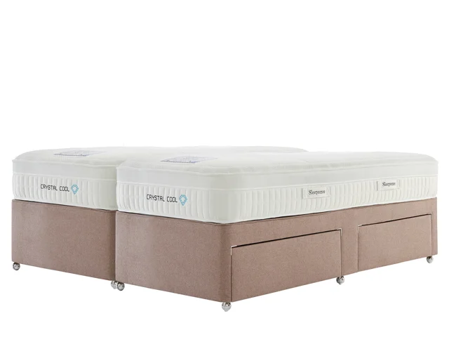 PLATFORM TOP 4 DRAWER DIVAN SET ZIP & LINK