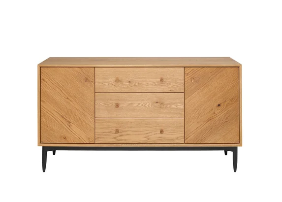 Monza Dining 4065 Large Sideboard Cutoutfront 1 Oak PO